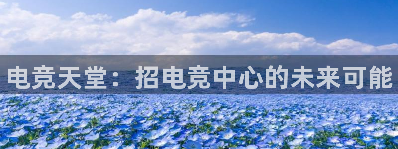 安博电竞官网登录入口：电竞天堂：招电竞中心的未来可能